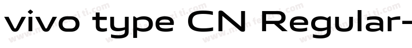 vivo type CN Regular字体转换